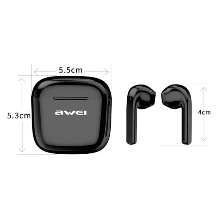 awei T26 TWS Bluetooth V5.0 Ture Auriculares deportivos inalámbricos con estuche de carga, T26 Pro