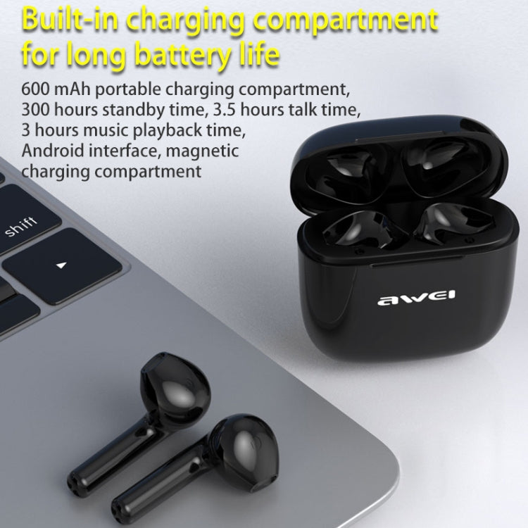 awei T26 TWS Bluetooth V5.0 Ture Auriculares deportivos inalámbricos con estuche de carga, T26 Pro
