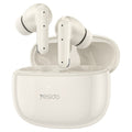 Auriculares inalámbricos Bluetooth TWS inteligentes con reducción de ruido dual Yesido TWS28 ANC+ENC, TWS28 Beige, TWS28 White