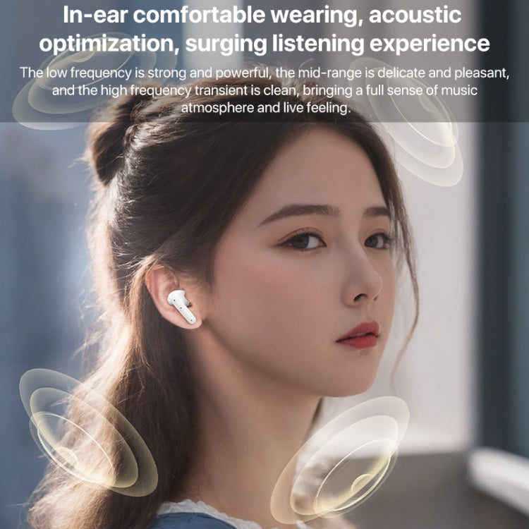 Auriculares inalámbricos Bluetooth TWS inteligentes con reducción de ruido dual Yesido TWS28 ANC+ENC, TWS28 Beige, TWS28 White