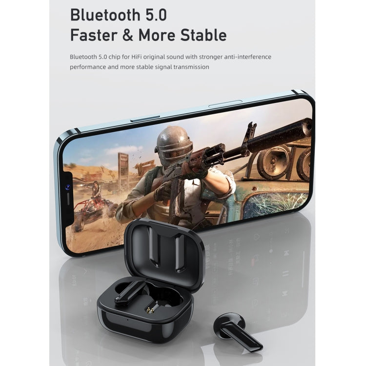 Awei T36 Bluetooth 5.0 verdadero auricular inalámbrico estéreo Bluetooth, T36(White), T36(Black)