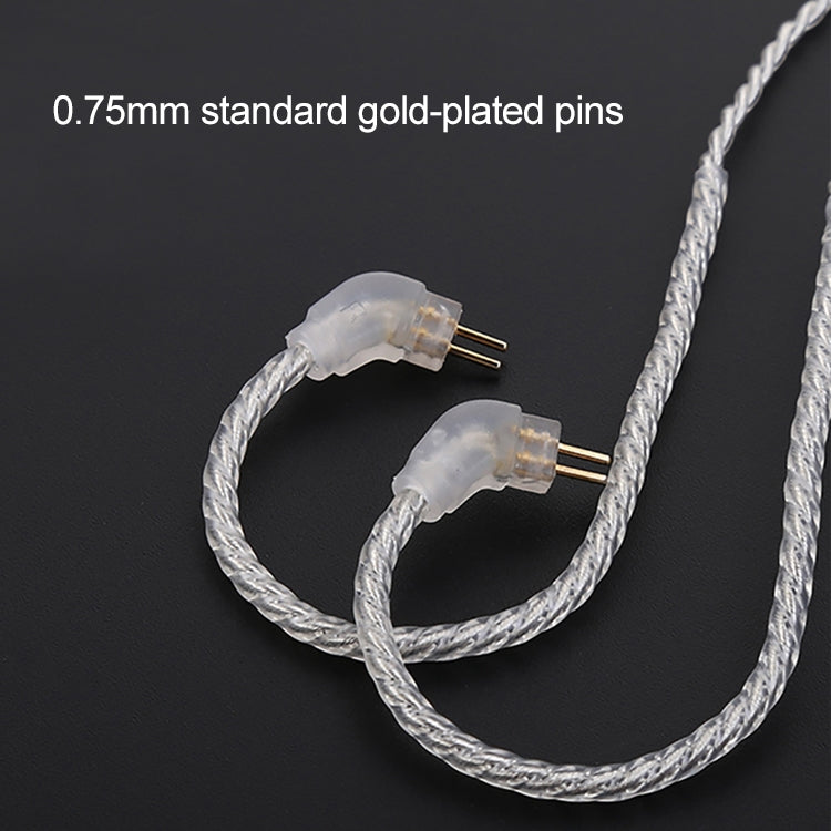 Cable de actualización chapado en plata TRN, Cable de auriculares con conexión A2DC para auriculares TRN V10 V20, A2DC