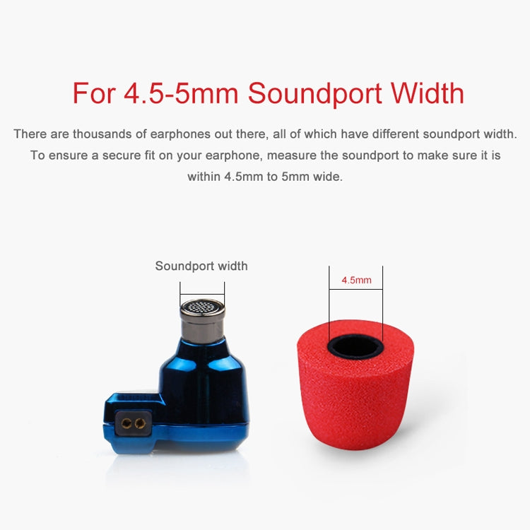 Tapón para los oídos de espuma viscoelástica de silicona para auriculares TRN