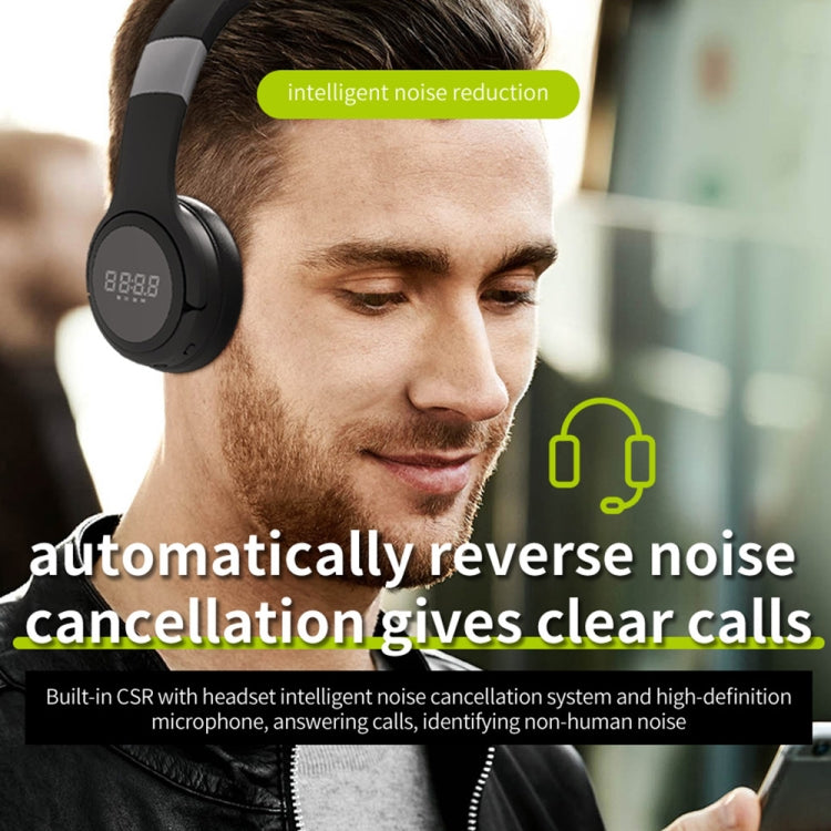 ZEALOT B28 Diadema plegable Auriculares de música estéreo Bluetooth con pantalla