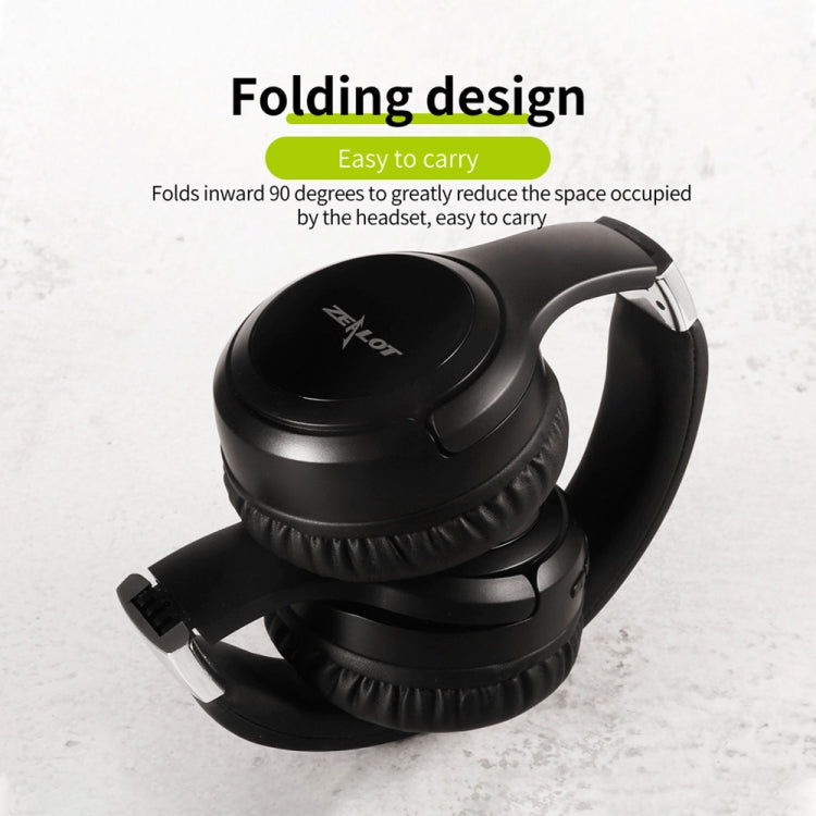 ZEALOT B28 Diadema plegable Auriculares de música estéreo Bluetooth con pantalla