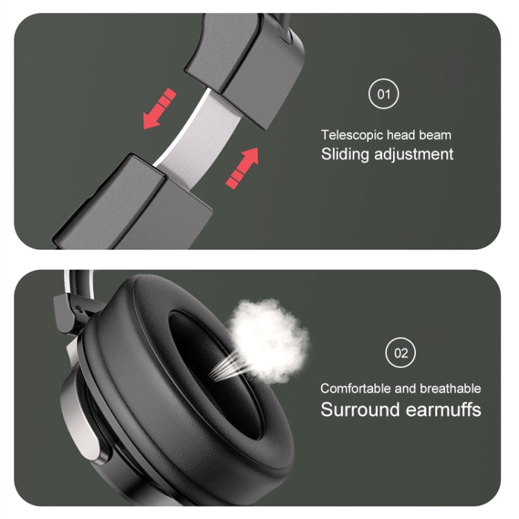 Awei A710BL Auriculares inalámbricos Bluetooth con cancelación de ruido ANC plegables, A710BL