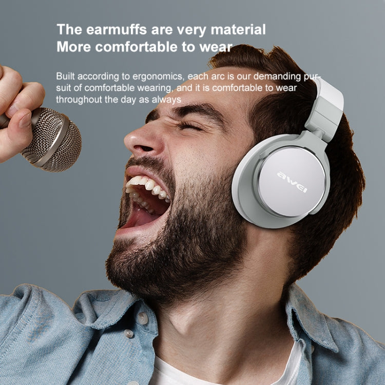 Awei A710BL Auriculares inalámbricos Bluetooth con cancelación de ruido ANC plegables, A710BL