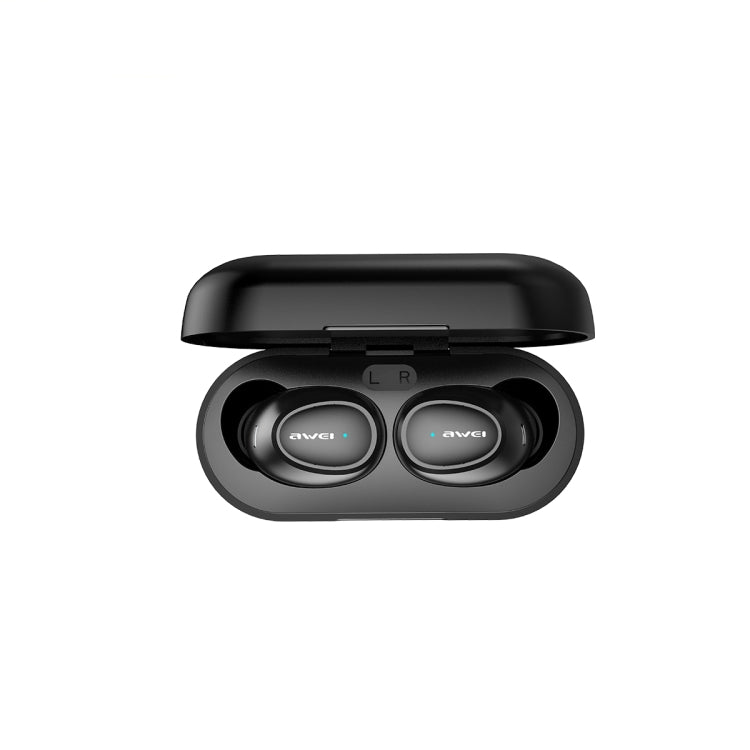 Awei T6C Bluetooth 5.0 Estéreo TWS Auricular Bluetooth binaural inalámbrico, compatible con función de carga inalámbrica