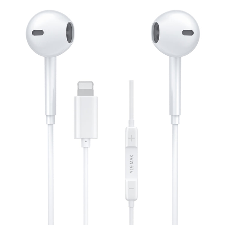 WK Y19 MAX iDeal Series Auriculares internos con cable estéreo HIFI de 8 pines, longitud: 1,2 m, Y19 MAX