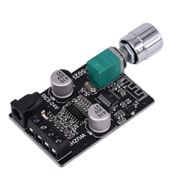 ZK-502L Bluetooth 5,0 12/24V Placa amplificadora de potencia Digital de Audio estéreo inalámbrico 50Wx2 Amplificador Bluetooth, sin carcasa, ZK-502L without Shell
