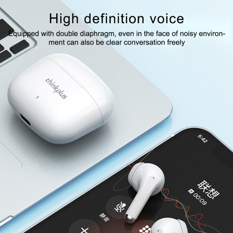Lenovo LP40 Pro TWS Auricular inalámbrico Bluetooth 5.1 con reducción de ruido, LP40 Pro