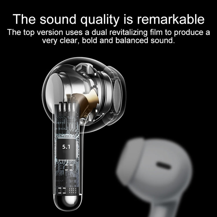Lenovo LP40 Pro TWS Auricular inalámbrico Bluetooth 5.1 con reducción de ruido, LP40 Pro