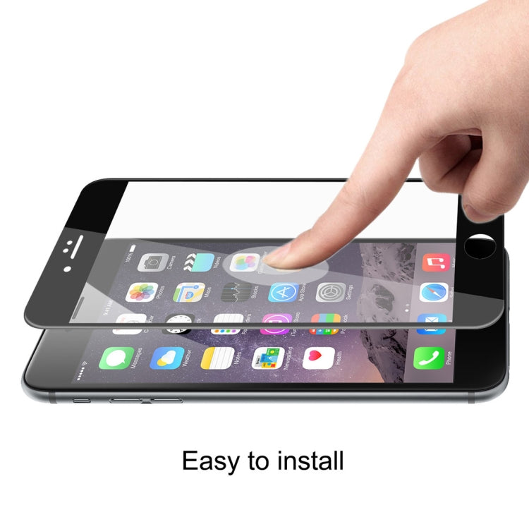 ENKAY Hat-Prince 0,26 mm 9H Dureza superficial 6D Película de vidrio templado de pantalla completa con borde curvo para iPhone 6 y 6s, For 6 & 6s