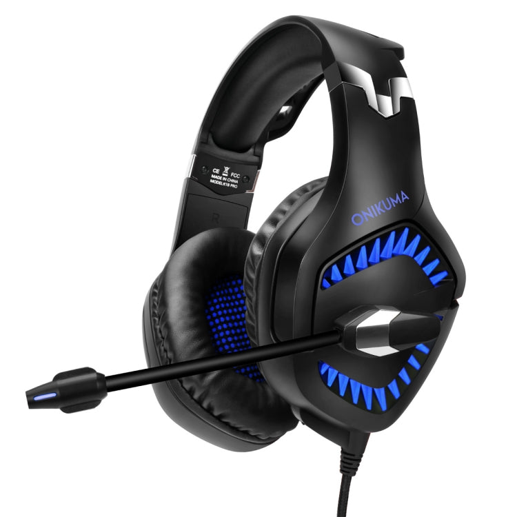 ONIKUMA K1 PRO Auriculares estéreo envolventes para juegos con micrófono y luces LED