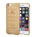 Serie Rock Magic Cube para iPhone 6 Plus y 6s Plus Funda protectora trasera transparente de TPU suave