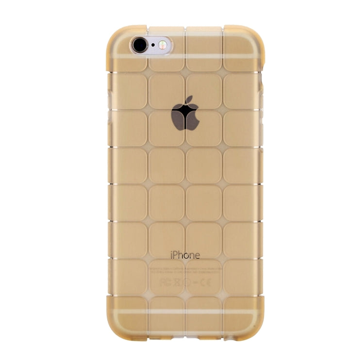 Serie Rock Magic Cube para iPhone 6 Plus y 6s Plus Funda protectora trasera transparente de TPU suave