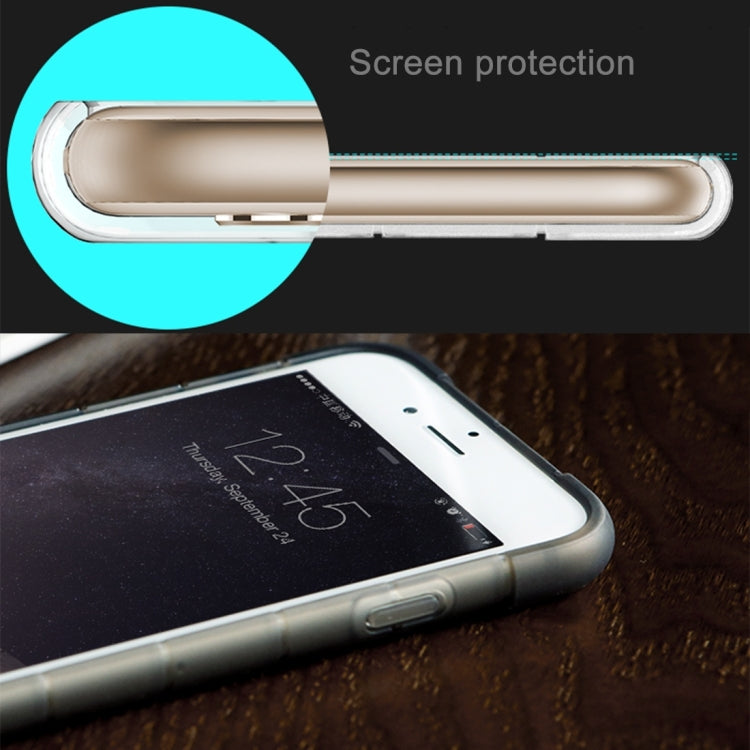 Serie Rock Magic Cube para iPhone 6 Plus y 6s Plus Funda protectora trasera transparente de TPU suave
