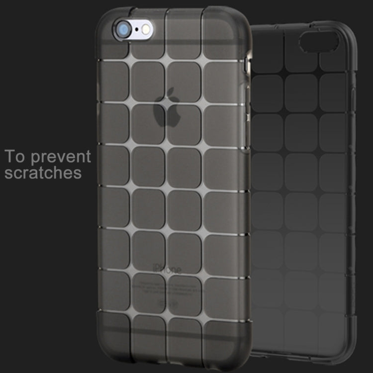 Serie Rock Magic Cube para iPhone 6 Plus y 6s Plus Funda protectora trasera transparente de TPU suave
