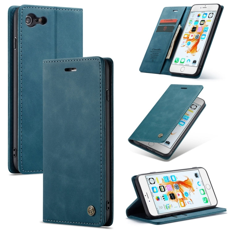CaseMe-013 Funda de cuero con tapa horizontal esmerilada retro multifuncional para iPhone 6 Plus / 6s Plus, con ranura para tarjeta, soporte y billetera, For iPhone 6 Plus / 6s Plus