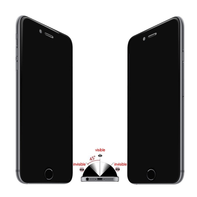 ENKAY para iPhone 6 Plus y 6s Plus Hat-Prince 0,26 mm 9H + Dureza superficial 2.5D Privacidad Antideslumbrante Película de vidrio templado no completa, For 6P & 6sP