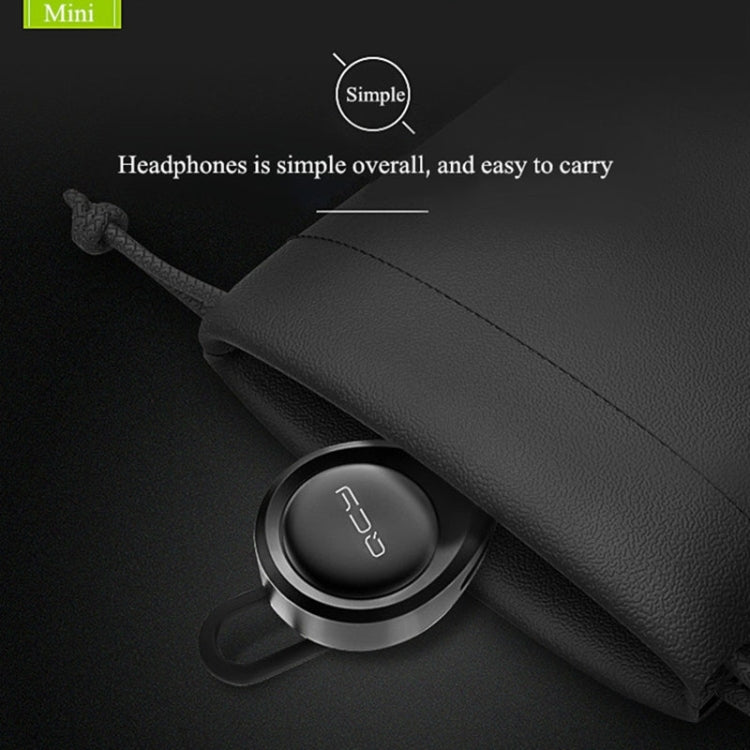 QCY J11 Auricular inalámbrico Bluetooth 4.1 de conducción universal con micrófono para teléfonos inteligentes u otros dispositivos Bluetooth, distancia efectiva de Bluetooth: 10 M