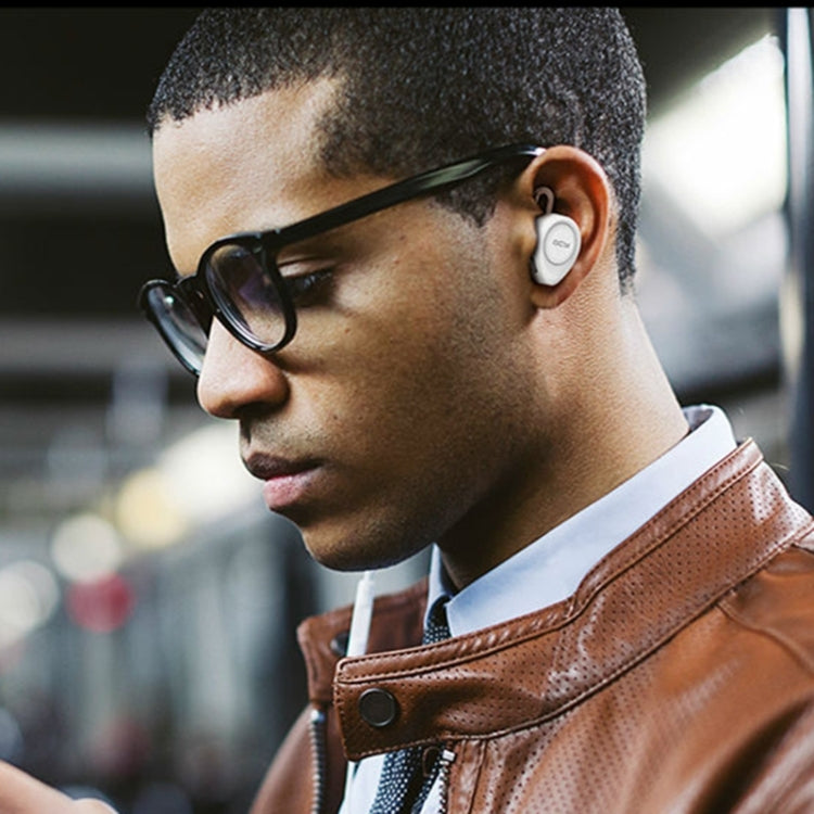 QCY J11 Auricular inalámbrico Bluetooth 4.1 de conducción universal con micrófono para teléfonos inteligentes u otros dispositivos Bluetooth, distancia efectiva de Bluetooth: 10 M