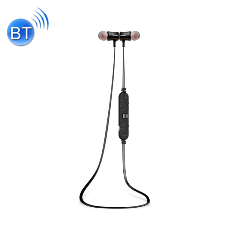 AWEI A921BL Auricular Bluetooth magnético deportivo inalámbrico con control por cable + micrófono