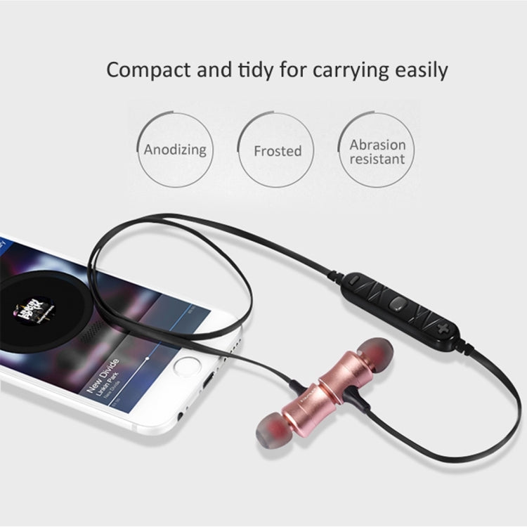 AWEI A921BL Auricular Bluetooth magnético deportivo inalámbrico con control por cable + micrófono