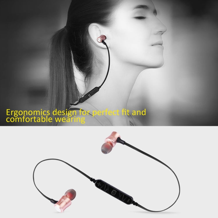 AWEI A921BL Auricular Bluetooth magnético deportivo inalámbrico con control por cable + micrófono