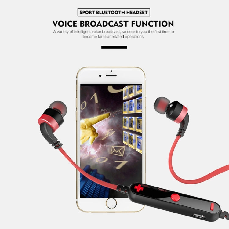 Auricular Bluetooth inalámbrico deportivo AWEI A960BL con control de cable, compatible con llamadas manos libres
