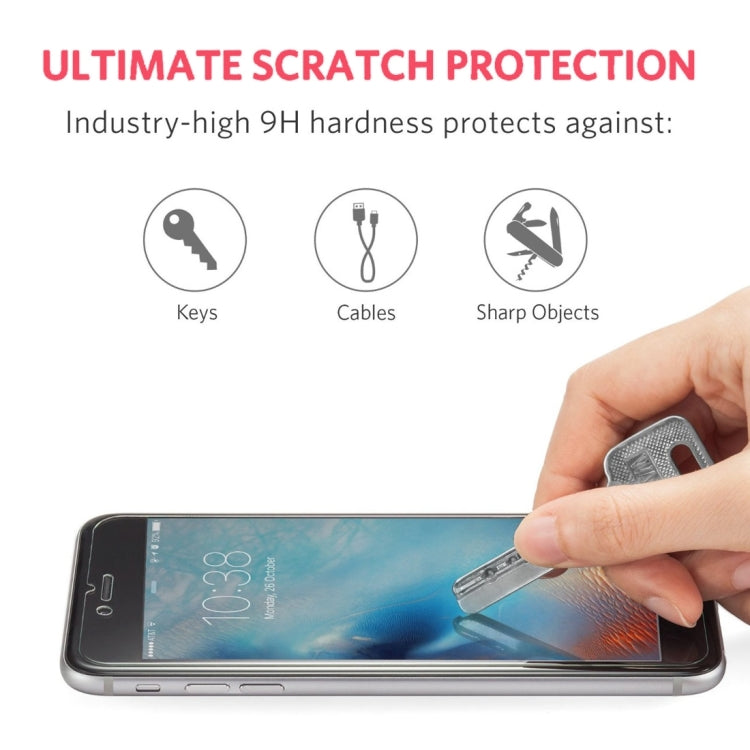ENKAY para iPhone 8 y iPhone 7 Hat-Prince 0,26 mm 9H + Dureza superficial 2.5D Película de vidrio templado a prueba de explosiones, For 7