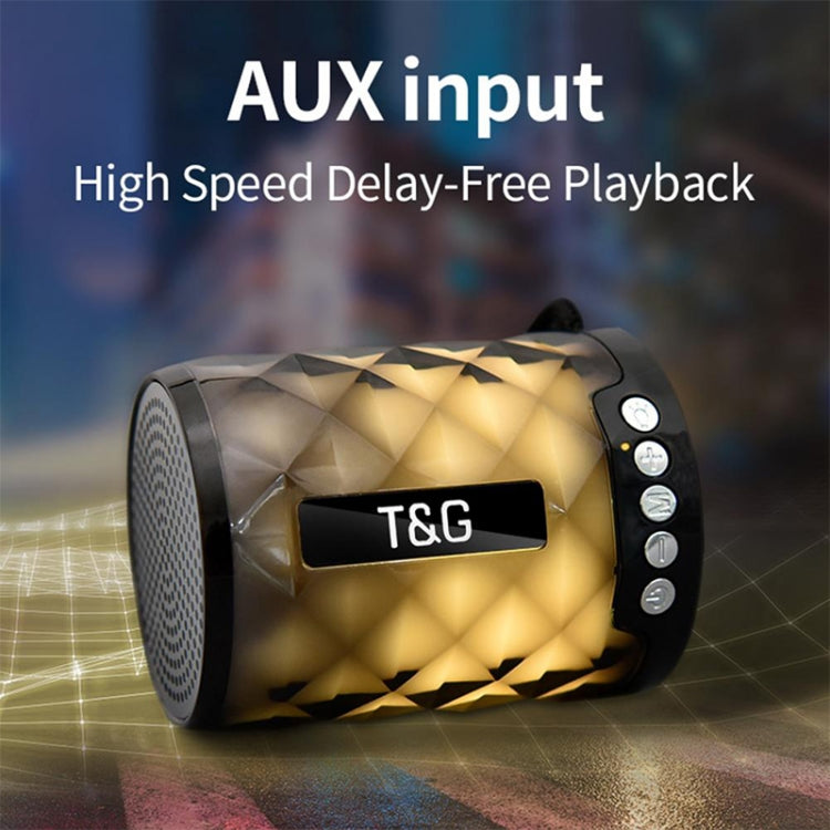 T&G TG155 Bluetooth 4.2 Mini Altavoz Bluetooth Inalámbrico Portátil con Luces de Colores