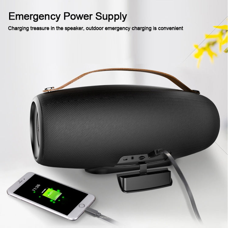 ZEALOT S27 Altavoz Bluetooth inalámbrico de graves multifuncional, micrófono incorporado, compatible con llamadas Bluetooth, tarjeta AUX y TF y altavoces de 1x93 mm + 2x66 mm, S27