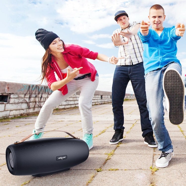 ZEALOT S27 Altavoz Bluetooth inalámbrico de graves multifuncional, micrófono incorporado, compatible con llamadas Bluetooth, tarjeta AUX y TF y altavoces de 1x93 mm + 2x66 mm, S27