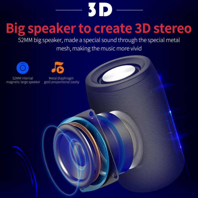 ZEALOT S32 Altavoz Bluetooth inalámbrico con graves HiFi de 5W, compatible con manos libres/USB/AUX, S32