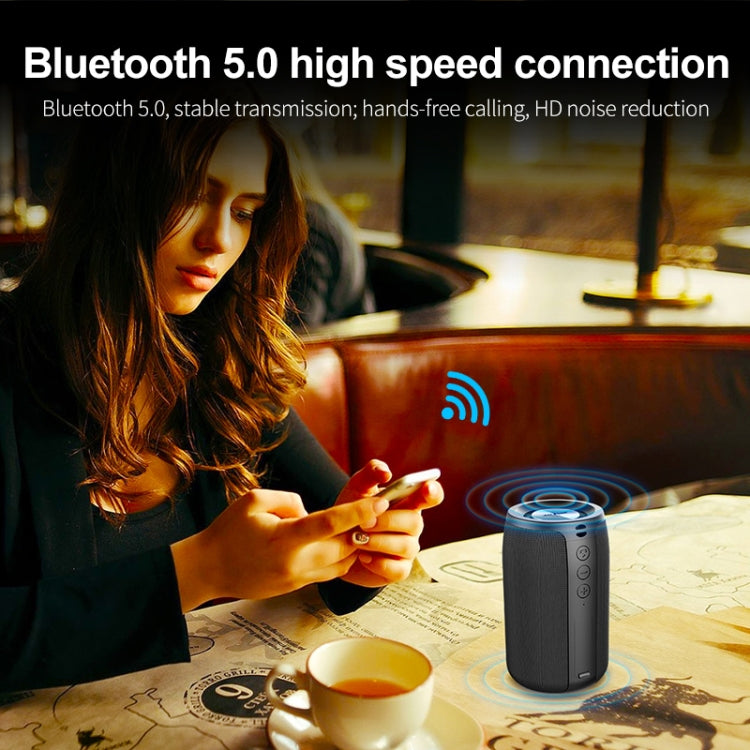 ZEALOT S32 Altavoz Bluetooth inalámbrico con graves HiFi de 5W, compatible con manos libres/USB/AUX, S32