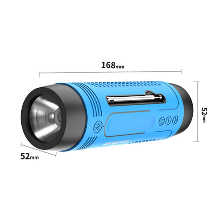 ZEALOT A2 Altavoz Bluetooth inalámbrico de graves multifuncional, micrófono incorporado, compatible con llamadas Bluetooth, tarjeta AUX, TF y luces LED