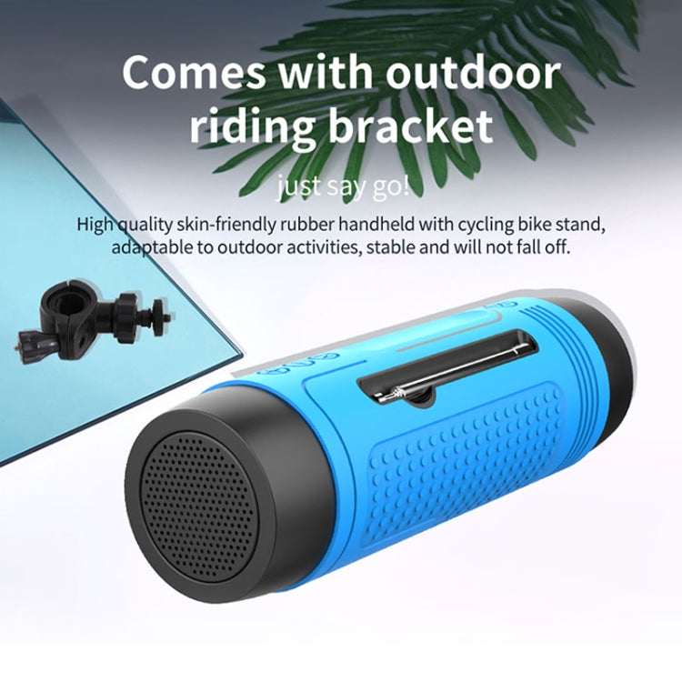 ZEALOT A2 Altavoz Bluetooth inalámbrico de graves multifuncional, micrófono incorporado, compatible con llamadas Bluetooth, tarjeta AUX, TF y luces LED