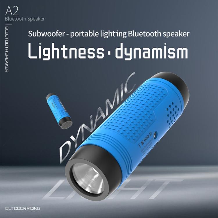 ZEALOT A2 Altavoz Bluetooth inalámbrico de graves multifuncional, micrófono incorporado, compatible con llamadas Bluetooth, tarjeta AUX, TF y luces LED