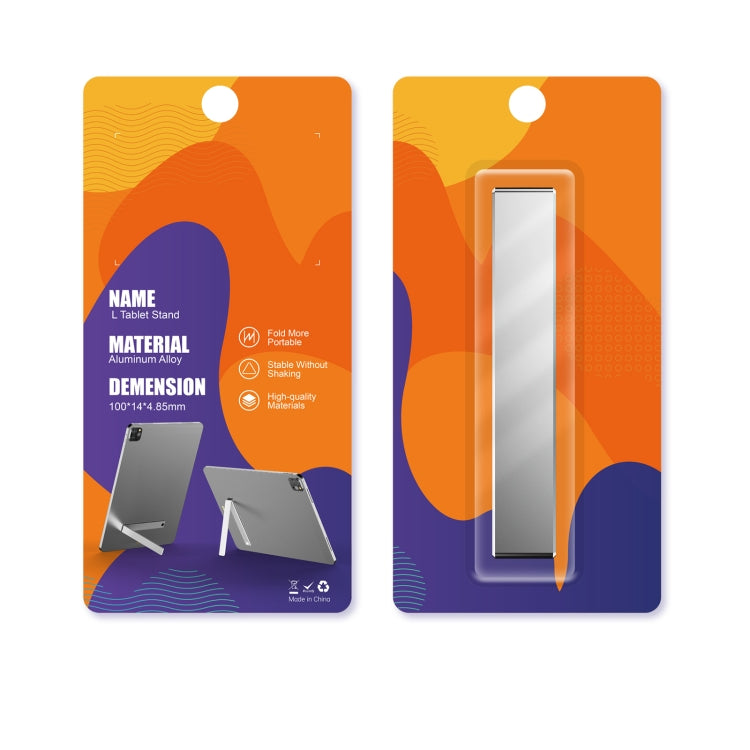 R-JUST PB07 Soporte para tableta de aleación de aluminio portátil plegable magnético de forma lineal