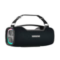 Altavoz Bluetooth portátil para exteriores HOPESTAR A6X TWS con luces musicales coloridas, soporte para banco de energía, llamadas manos libres, disco U, tarjeta TF y AUX de 3,5 mm, A6X Black, A6X Green