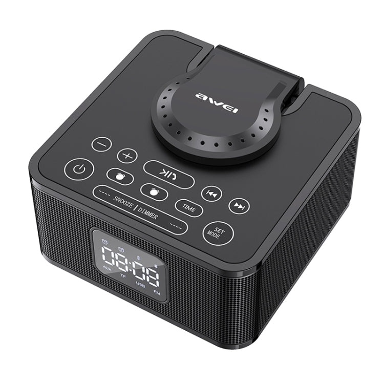 Wei Y332 Altavoz Bluetooth 5.0 con carga inalámbrica, compatible con llamadas de voz manos libres