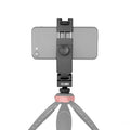 YELANGU PC10 Soporte de abrazadera de teléfono de disparo vertical horizontal giratorio de 360 grados