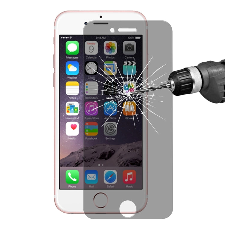 ENKAY para iPhone 8 y iPhone 7 Hat-Prince 0,26 mm 9H + Dureza superficial 2.5D Privacidad Antideslumbrante Película de vidrio templado no completa, For 7