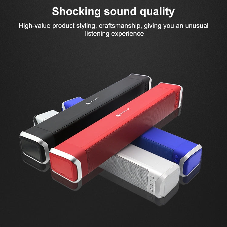Altavoz Bluetooth portátil NewRixing NR-2017, compatible con llamada manos libres/tarjeta TF/FM/disco U