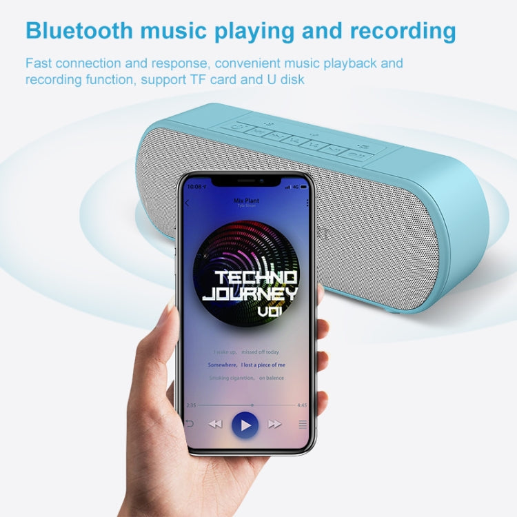 EZCAP 221 Altavoz Bluetooth para grabación de música compatible con tarjeta TF y disco U