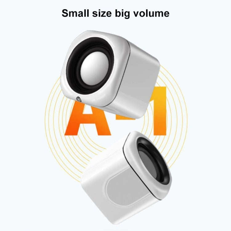 Mini altavoz con cable de alto volumen controlado por cable USB de versión estándar A1, longitud del cable: 1,1 m, Standard Version
