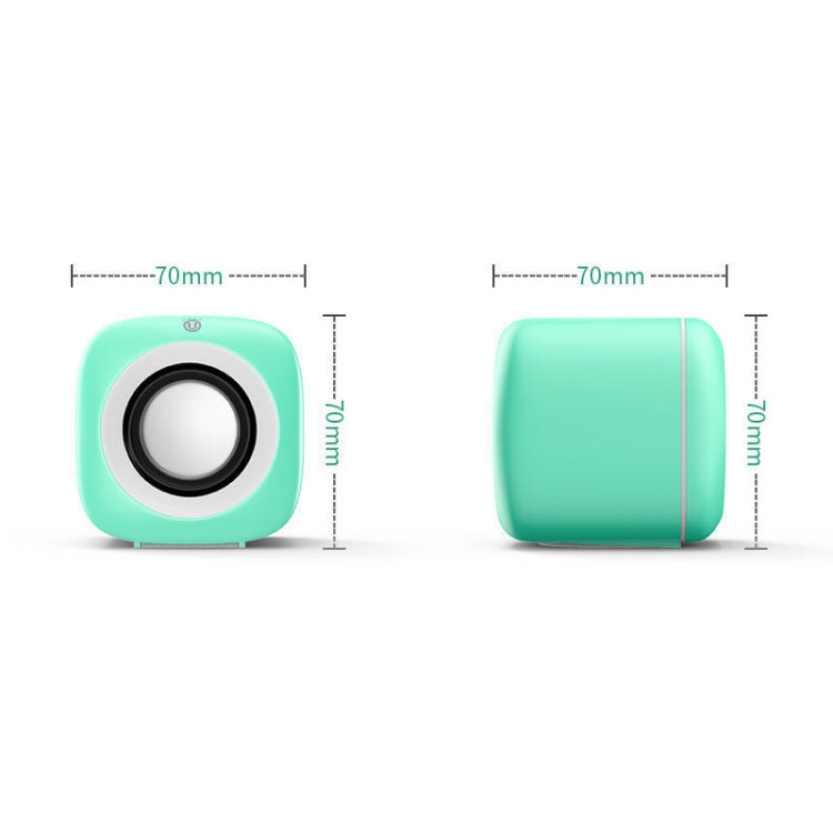 Mini altavoz con cable con sonido de subwoofer 9D controlado por cable USB A1, versión Premium, Premium Version