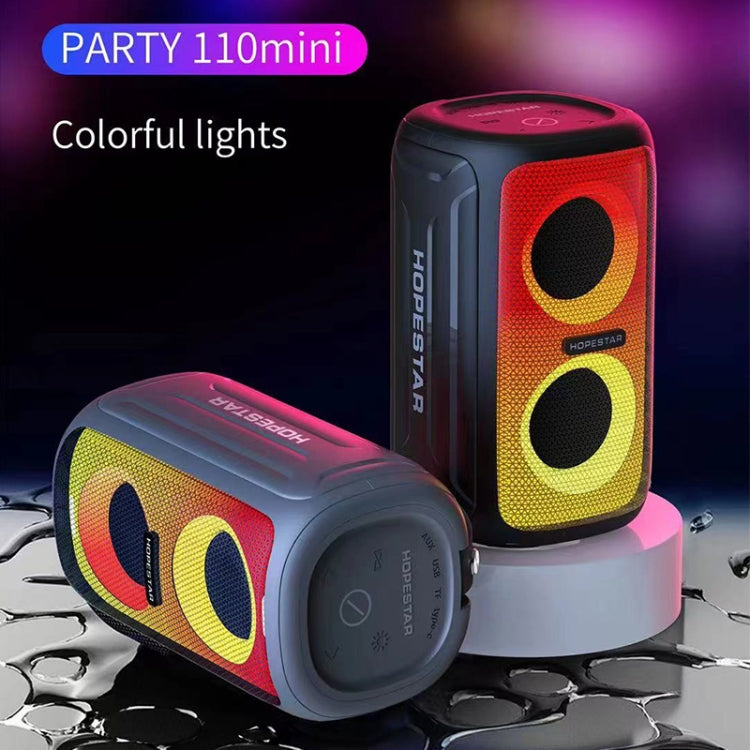 HOPESTAR Party 110 Mini Altavoz Bluetooth inalámbrico con luces coloridas, Party 110 Mini (Black), Party 110 Mini (Green), Party 110 Mini (Grey), Party 110 Mini (Blue)