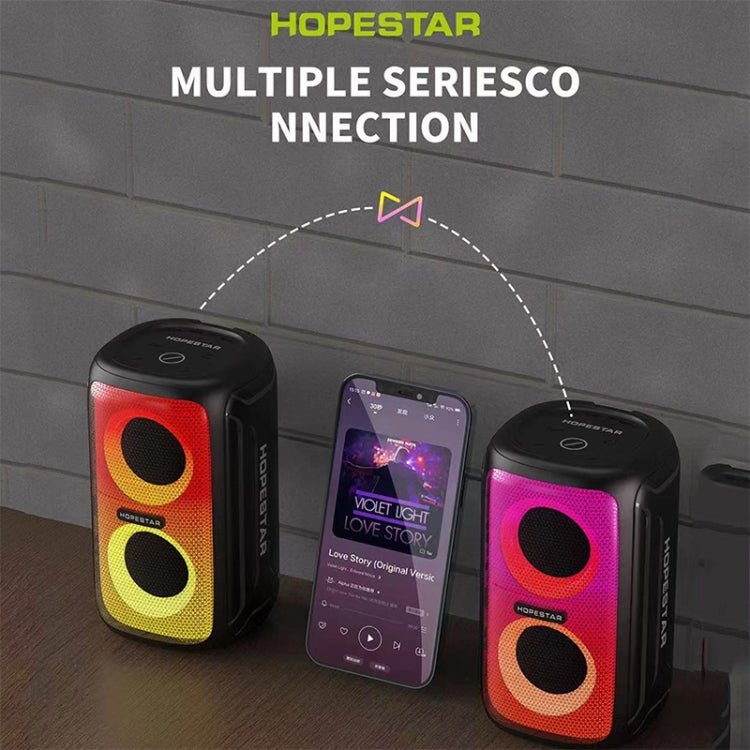 HOPESTAR Party 110 Mini Altavoz Bluetooth inalámbrico con luces coloridas, Party 110 Mini (Black), Party 110 Mini (Green), Party 110 Mini (Grey), Party 110 Mini (Blue)